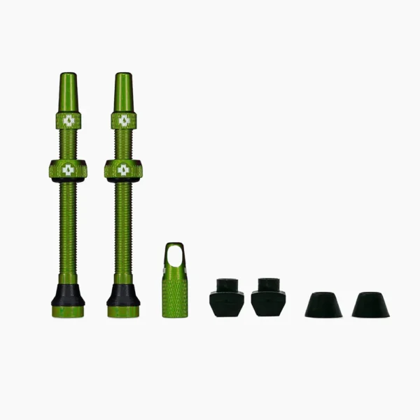 Muc-Off, Tubeless Valve, Presta, 44mm, Green, Pair