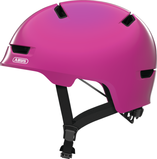 Abus, Scraper Kid 3.0, Helmet Shiny Pink M (54 - 58cm)