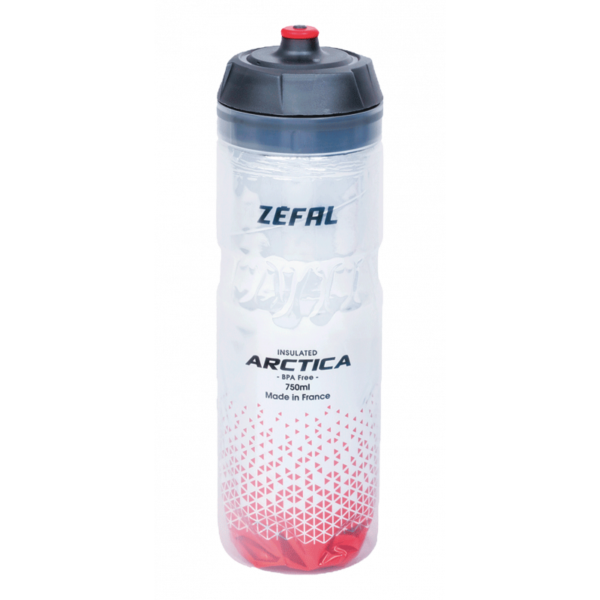 Zefal, Arctica 75, Insulated bottle, 750ml / 25oz, Silver-Red