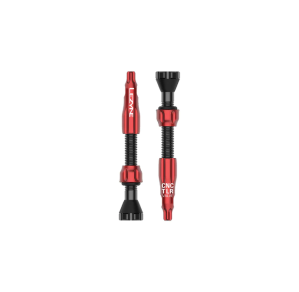 Lezyne, TLR, Tubeless Valve, Presta, 44mm, Red