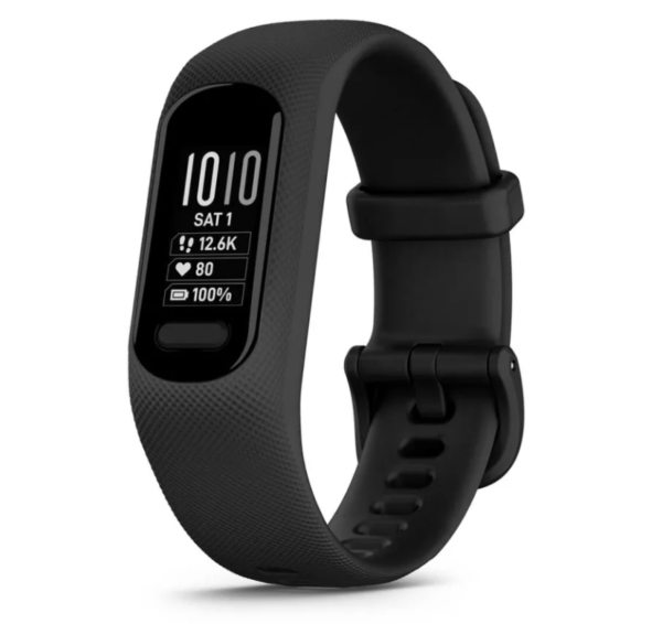 Garmin, Vivosmart 5 L, Watch, Watch Color: Black, Wristband: Black - Silicone