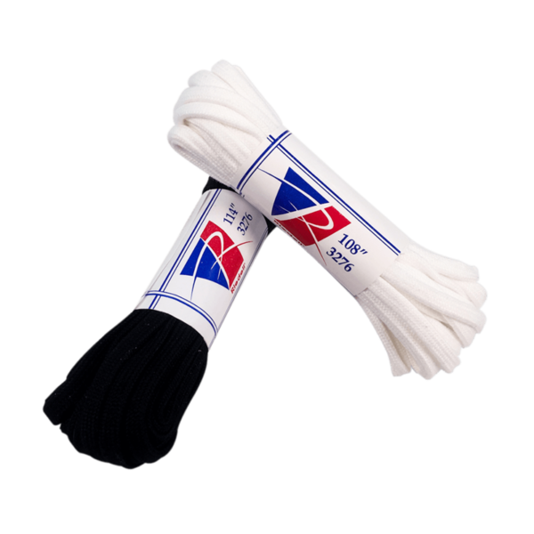 Riedell Laces, Sp Poly, #3276, Pair, White, 130"