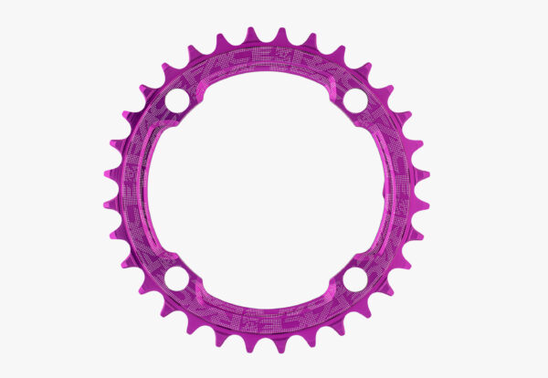 Race Face Chainring, N/W, 104x30, Purple, 10-12S