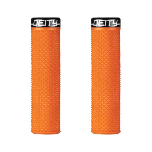 Deity, Supracush, Grips, 133mm, Orange, Pair